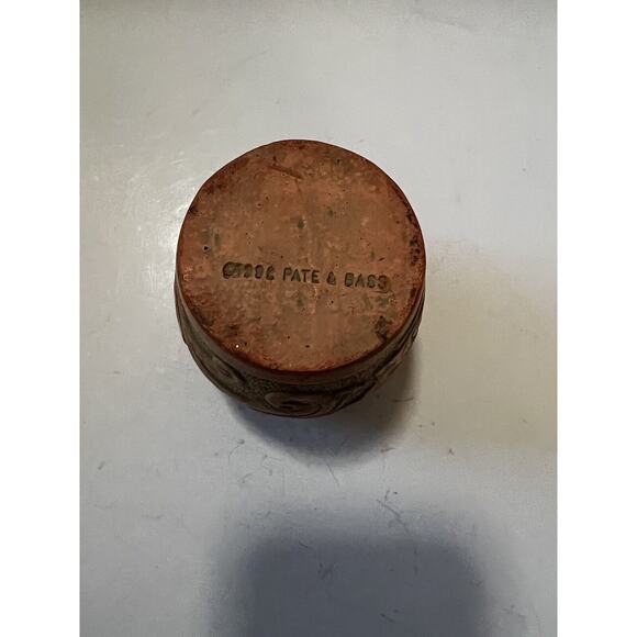 Pate & Bass Terracotta Vase Vintage 1992 Decorative Art Pottery Clay Votive Rare - Picture 4 of 11